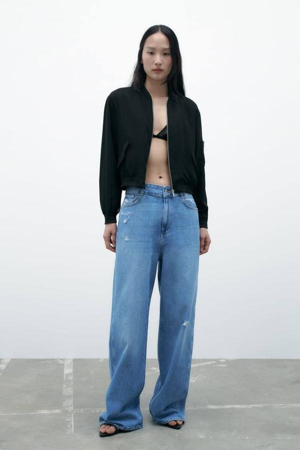 Vaqueros wide leg en tendencia para primavera: