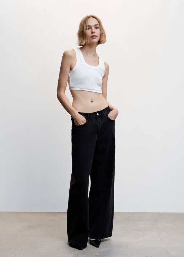 Vaqueros wide leg en tendencia para primavera: