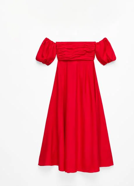 El vestido multiposición de Oysho: es rojo, de lino combina con todo | Mujer Hoy
