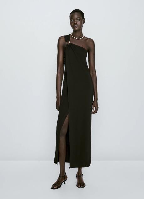 Vestido asimétrico de Massimo Dutti (89,99 euros)