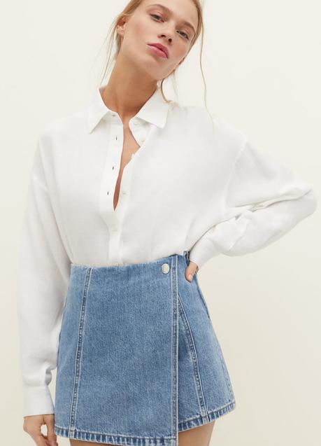 Falda pantalón de Stradivarius (22,99 euros)