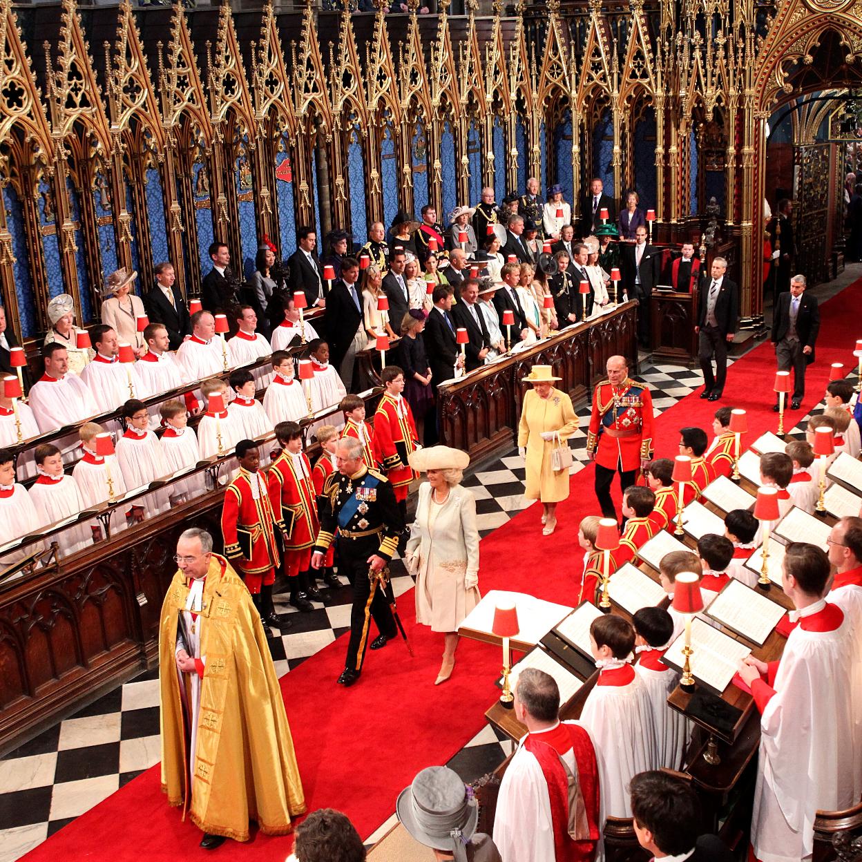 El príncipe Guillermo y Kate Middleton el día de su boda, que se celebró en la Abadía de Westminster./gtres