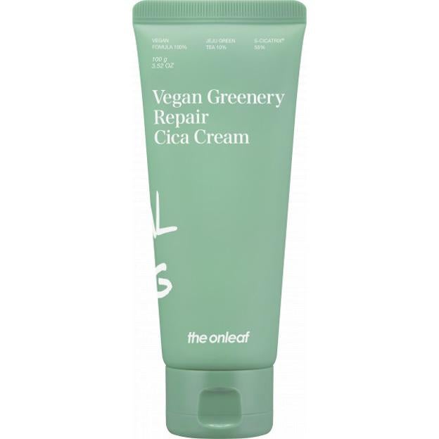 Vegan Greenery Repair Cica Cream de The Oleaf.