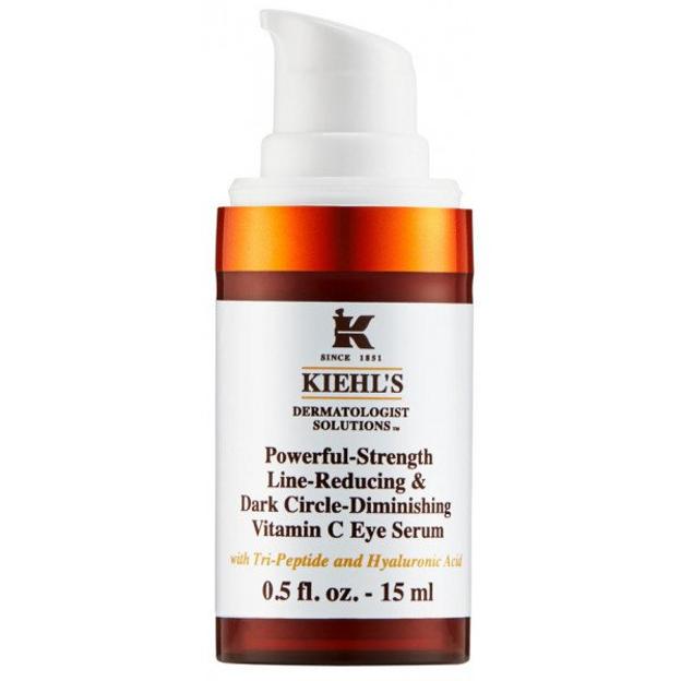 Powerful Strength Line Reducing Concentrate Eye Contorno de Ojos con Vitamina C de Kiehl's.