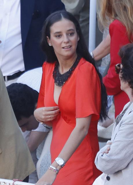 Victoria Federica con collar maxi en las fiestas de San Isidro. Foto: Gtres.