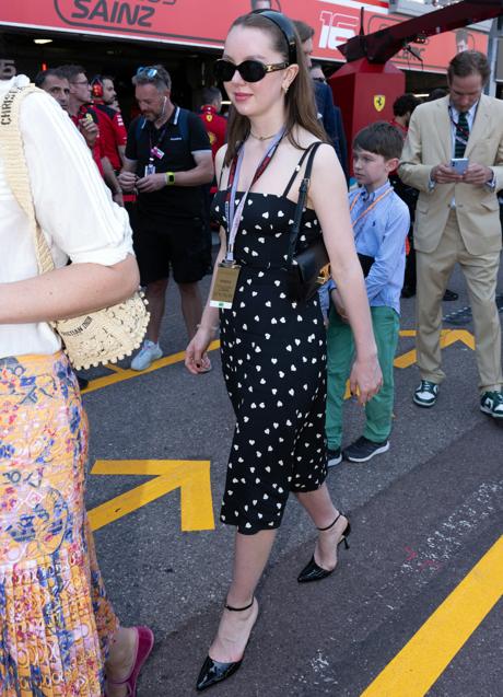 Alexandra de Hannover con un vestido de lunares. / GTRES