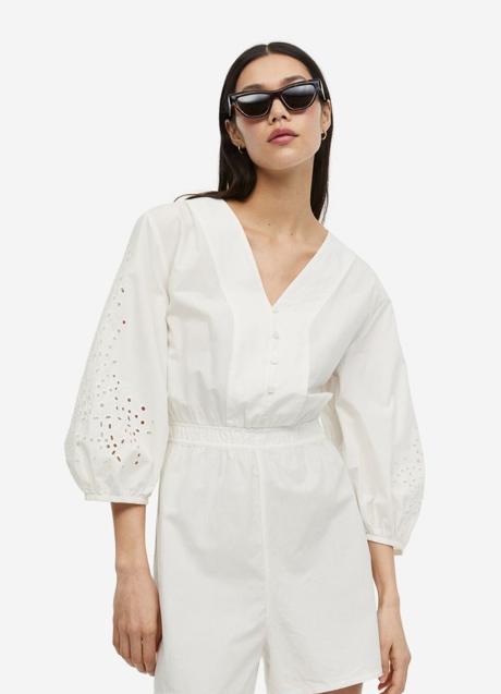 Mono blanco de H&M (39,99 euros)