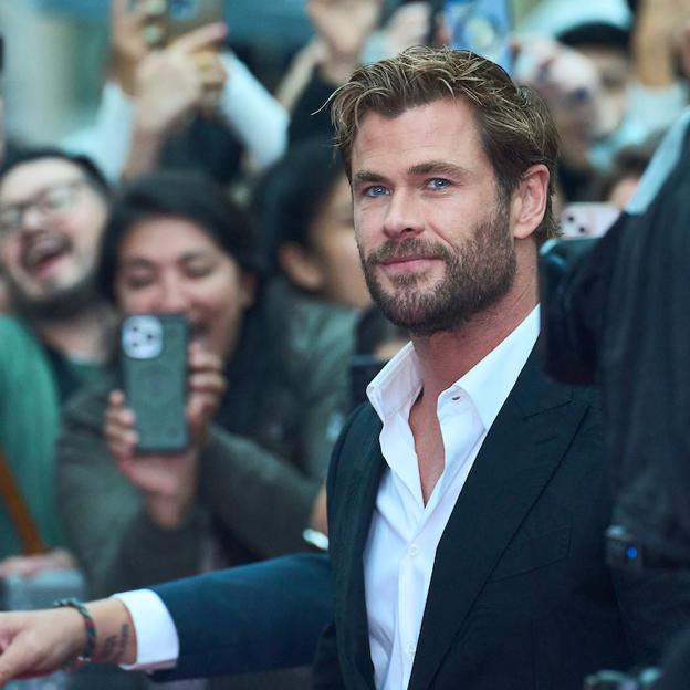 Chris Hemsworth, en la presentación madrileña de su nueva película. 