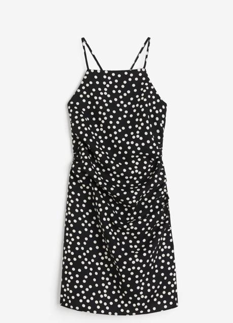 Vestido con estampado de lunares de H&M (39,99 euros)