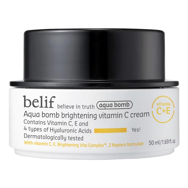 Aqua Bomb Brightening Vitamin C de Belif.