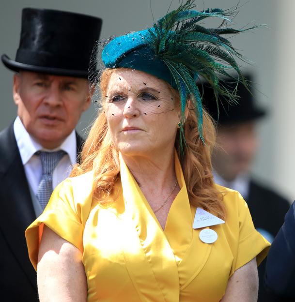 Sarah Ferguson en Ascot.