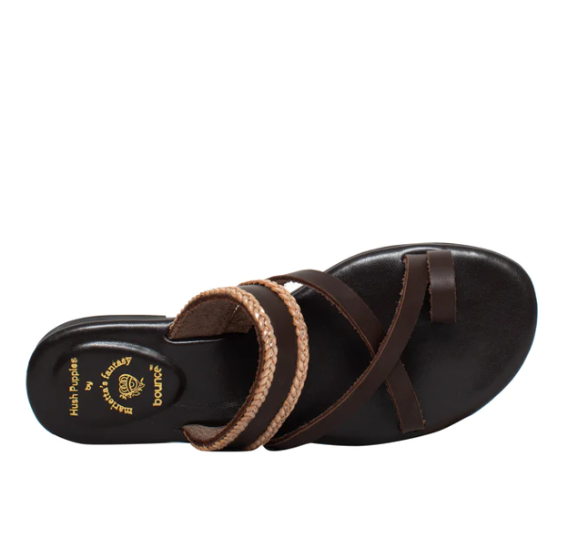 Las sandalias de Hush Puppies.