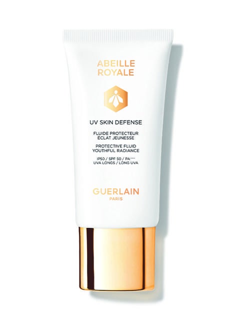 Abeille Royale UV Skin Defense SPF 50 de Guerlain (80 €).