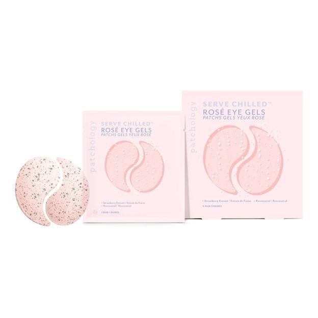 Serve Chilled Rosé Eye Gels de Patchology. Precio: 12,99 euros