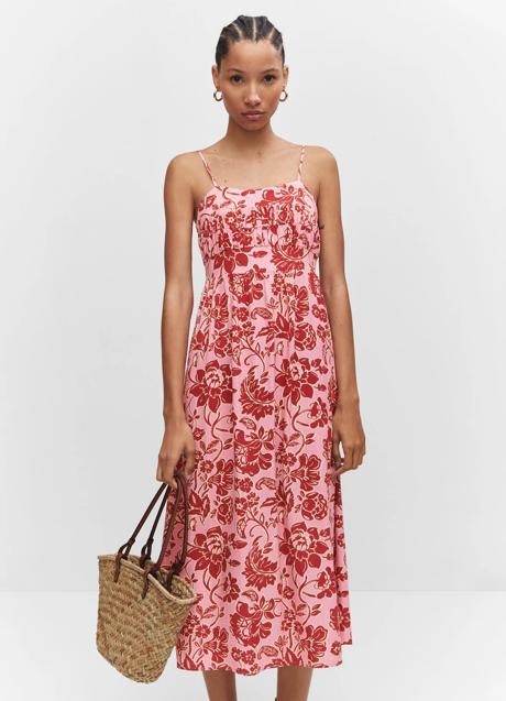 Vestido estampado de Mango (35,99 euros)