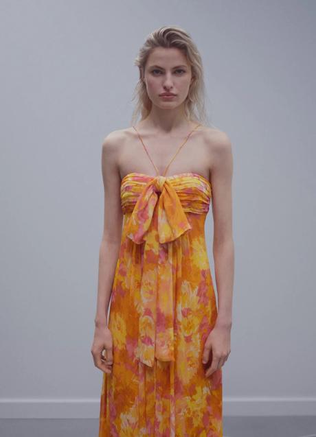 Vestido estampado de Mango (270 euros)