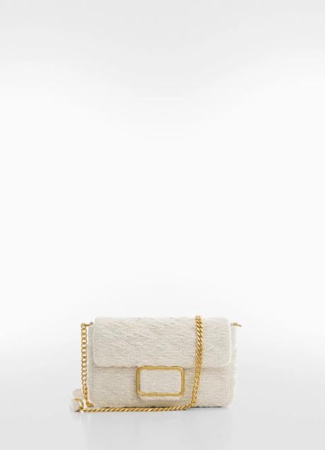 Bolso blanco de Mango (19,99 euros)