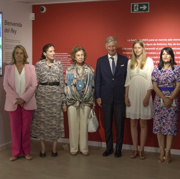 La reina Sofía durante el acto celebrado en Granada.