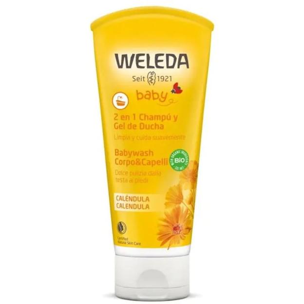 Champú y Gel de Caléndula Bebé de Weleda.