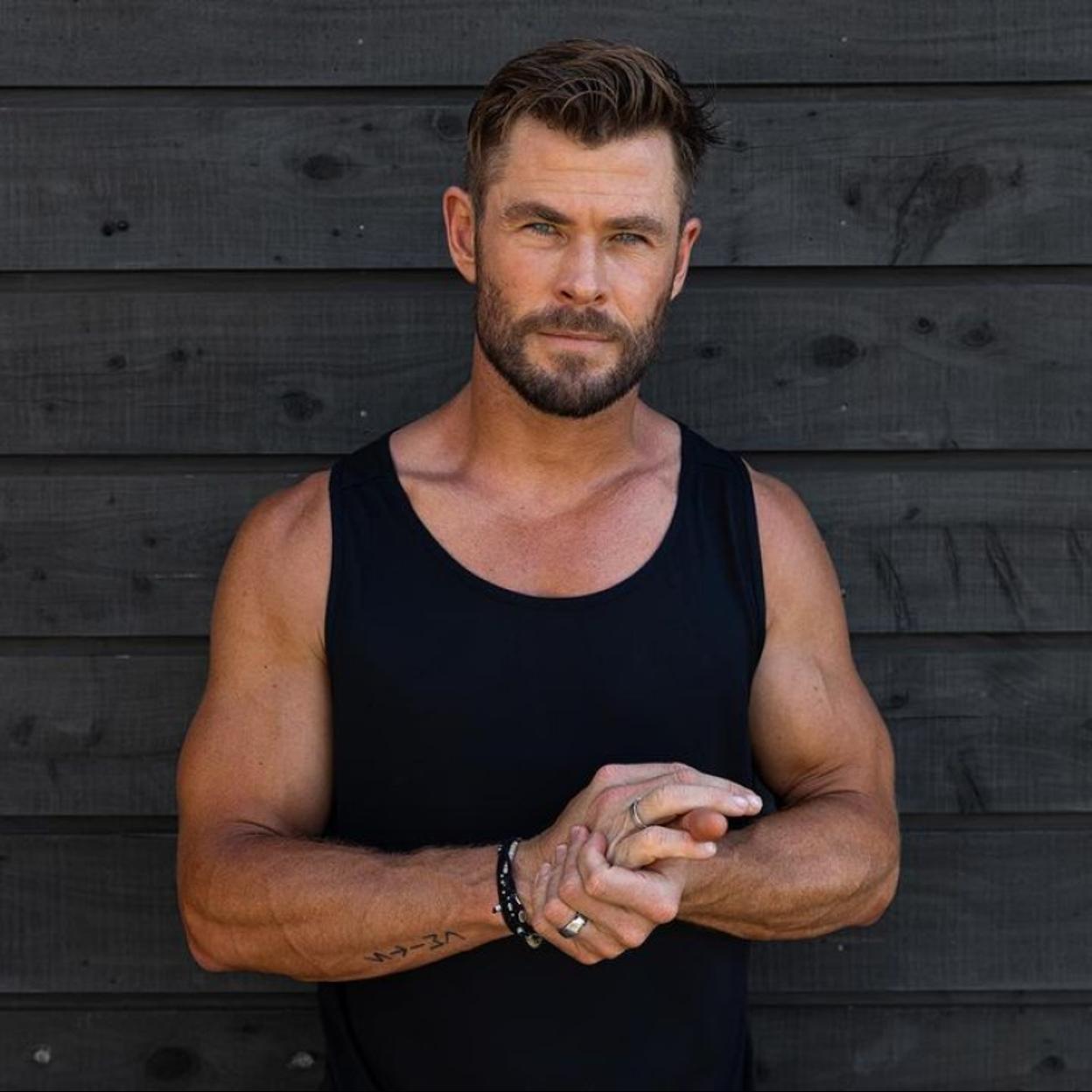 Chris Hemsworth en una fotografía de sus redes sociales. //instagram