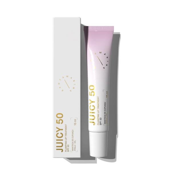 Gloss con protección solar Juicy 50 de Santamarina. (22,90 euros).