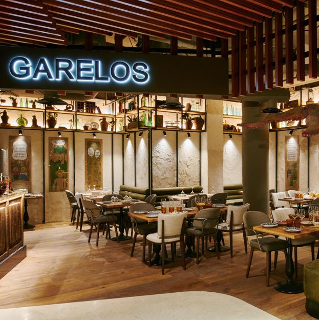 El restaurante Garelos, el representante de la tradición culinaria gallega en el Food Hall Galería Canalejas. 