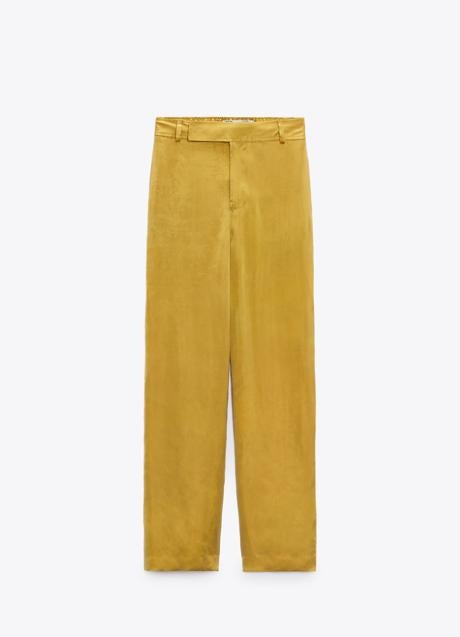 Pantalón amarillo de Zara (59,99 euros)