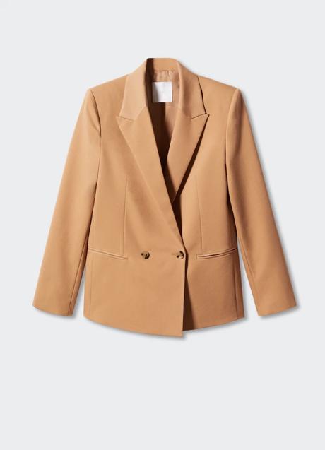 Americana camel de Mango (59,99 euros)