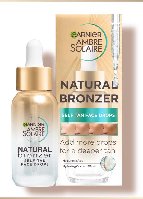 Natural Bronzer Self Tan Face Drops de Garnier