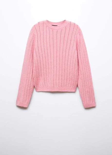 Jersey rosa de Mango (29,99 euros)