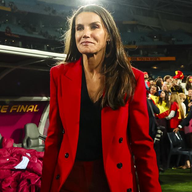 La reina Letizia se mostró exultante tras la victoria de la selección española de fútbol en el Mundial de Australia. 