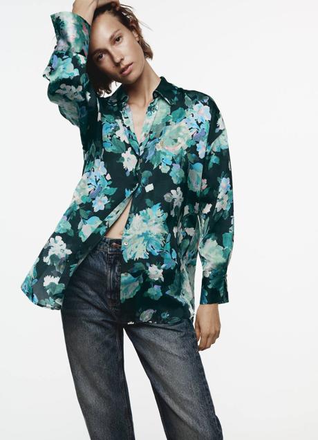 Camiseta Vintage De Flores Para Mujer Jusgai - Manga Corta Verano