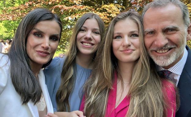 El famosos selfie de la familia real. 