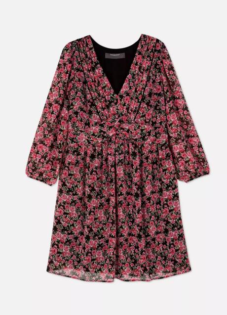 Vestido con estampado de flores de Primark (18 euros)