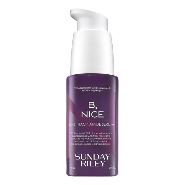 B3 Nice 10% Niacinamide Serum de Sunday Riley. Precio: 65,99 euros