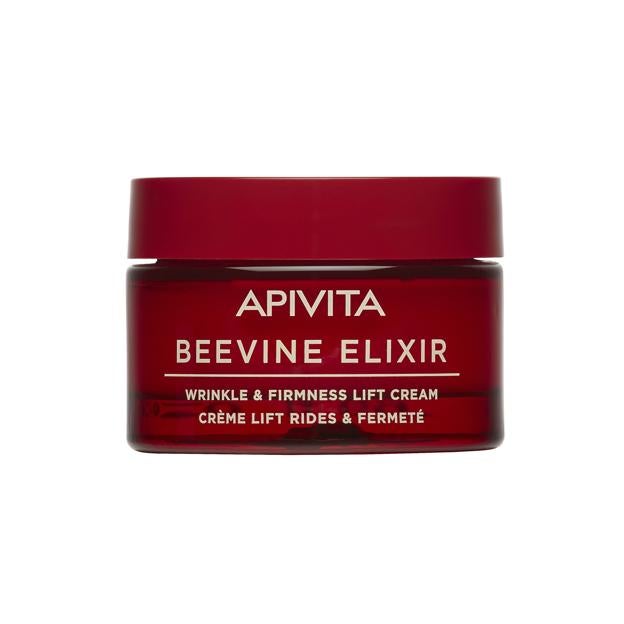 Beevine Elixir Crema Lift y firmeza de textura ligera de Apivita. (43 euros).