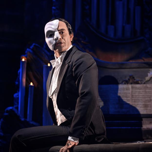 Representación del musical El fantasma de la ópera en Madrid