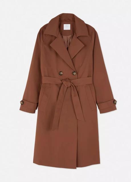 Trench con doble botonadura de Primark (38 euros)