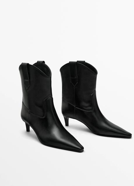 Botines negros de Massimo Dutti (159 euros)