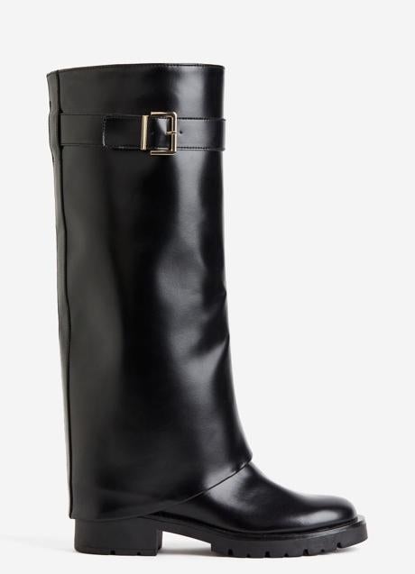 Botas altas negras de H&M (79,99 euros)