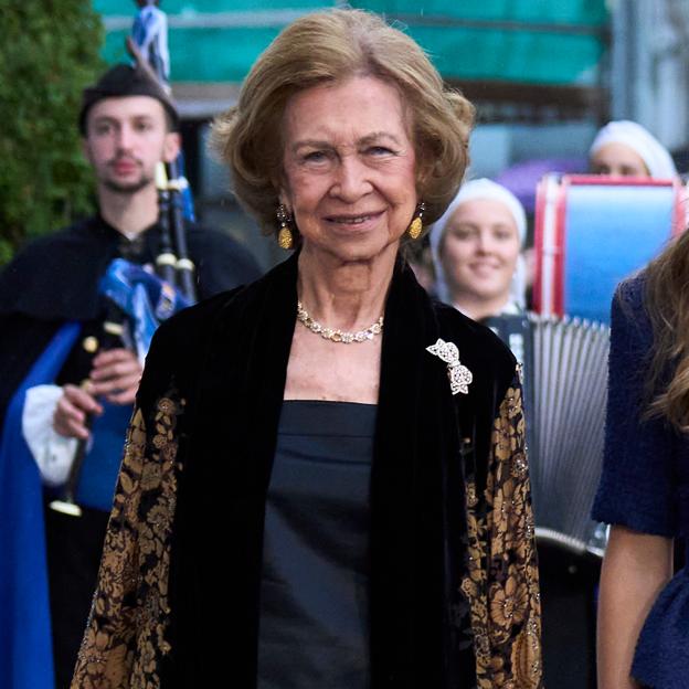 La reina Sofía con un caftán en los Premios Princesa de Asturias.