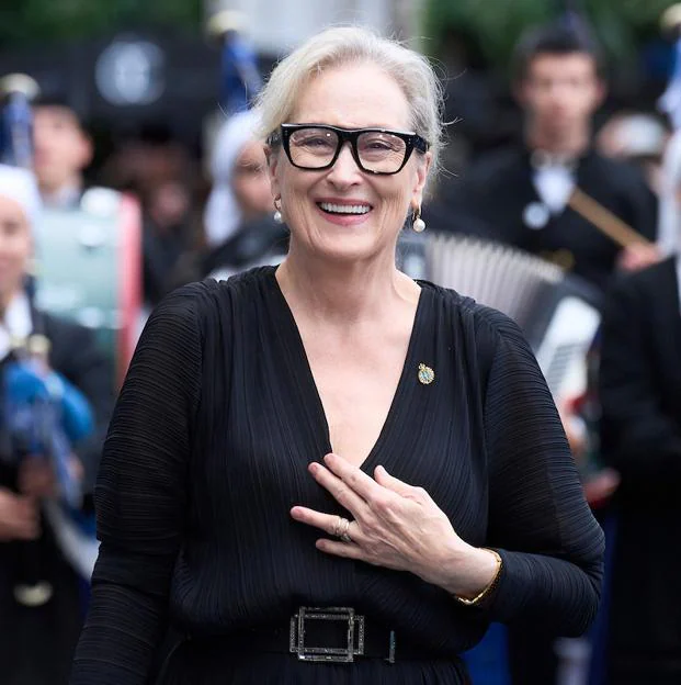 Meryl Streep, a su paso por los Premios Princesa de Asturias. 