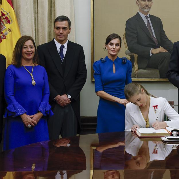 El fallo de protocolo de Francina Armengol que ha puesto nerviosa a la reina Letizia