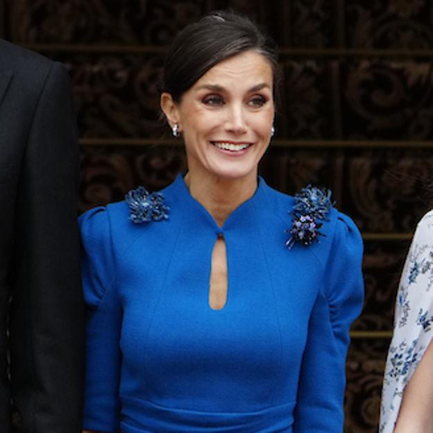 Los reyes junto a la princesa Leonor a su llegada al Congreso de los Diputados.