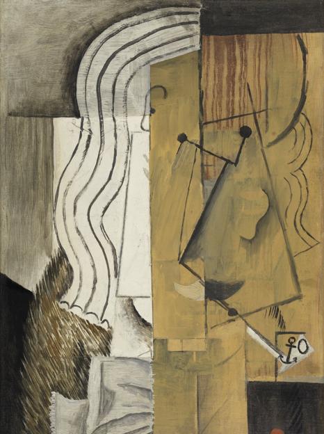 Una de las obras de Picasso de la exposición.