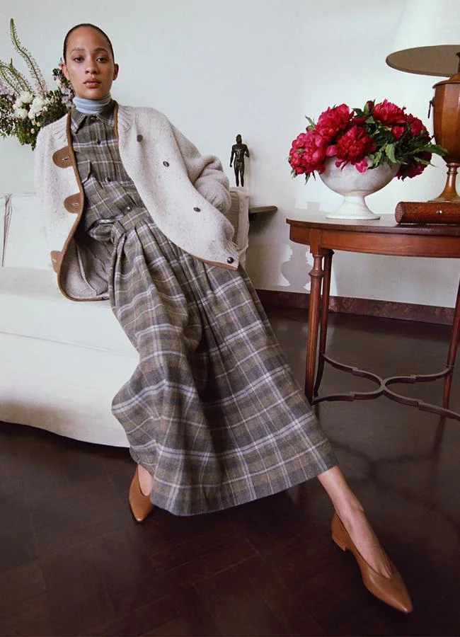 Loro Piana, la firma de lujo silencioso más aplaudida, con un look de estética Old Money. Foto: Instagram.