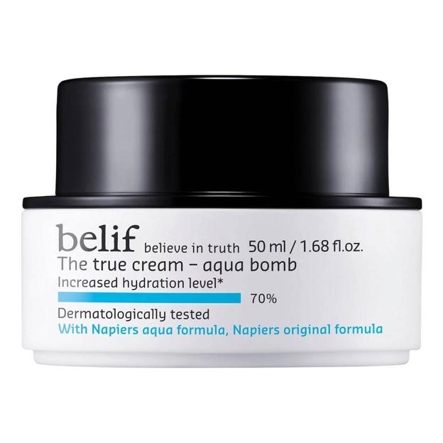 The True Cream Aqua Bomb de Belif. Precio: 37,99 euros