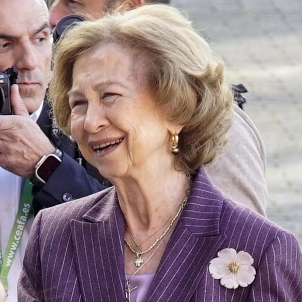 La reina Sofía en Gijón.