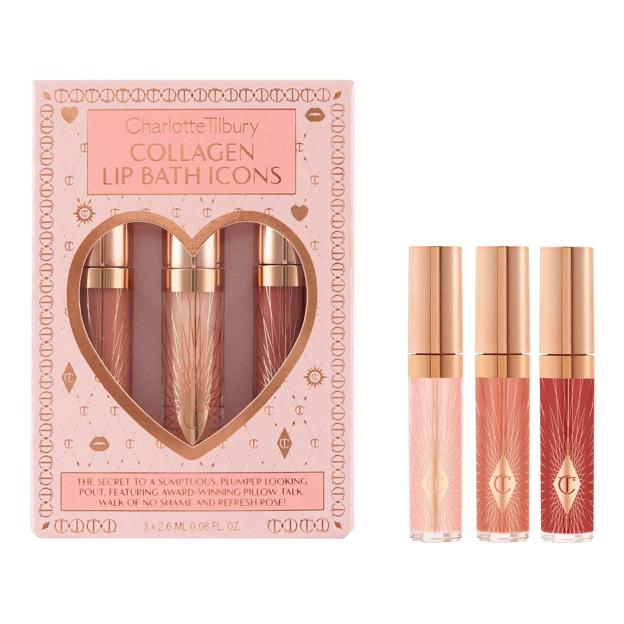 Collagen Lip Bath Icons Kit Mini de Charlotte Tilbury. Precio: 29,99 euros