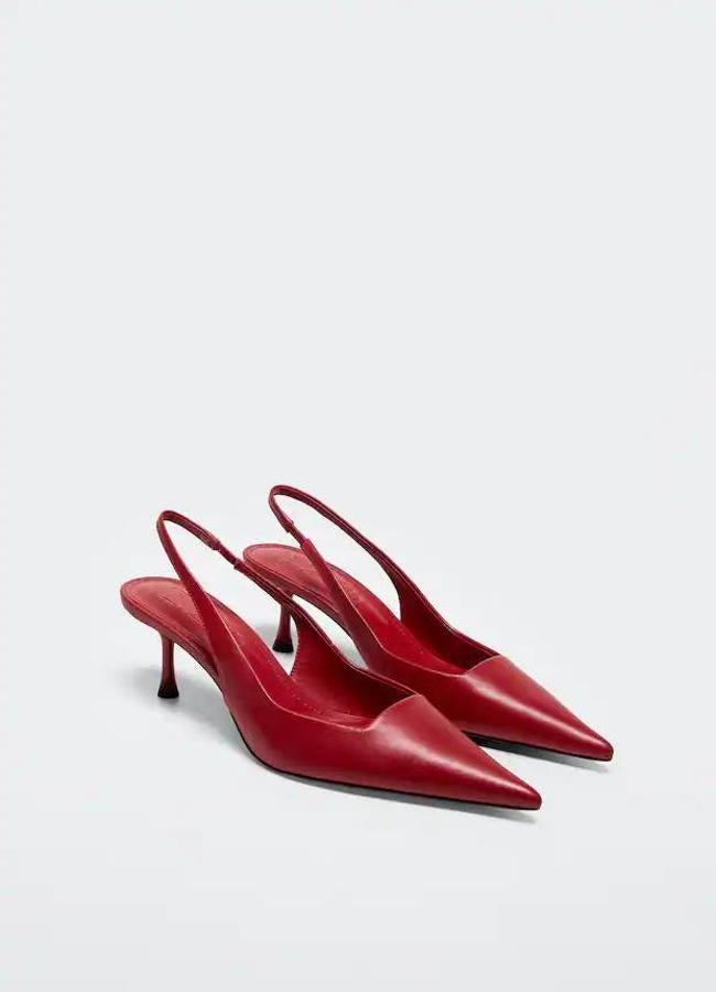 Kitten heels en color rojo